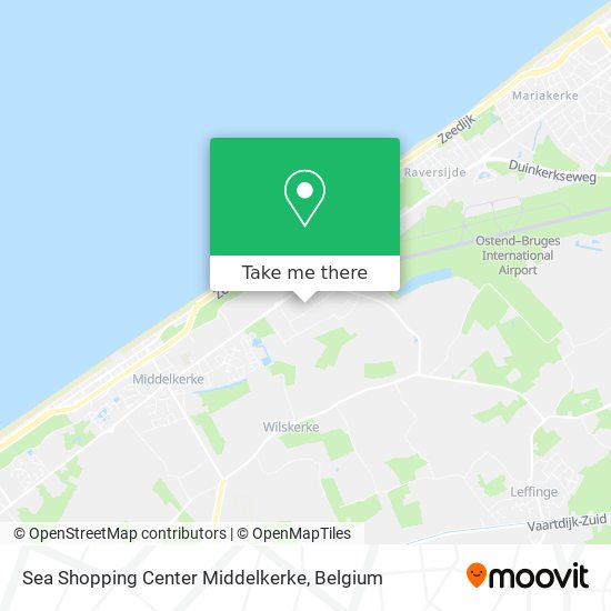 Sea Shopping Center Middelkerke map