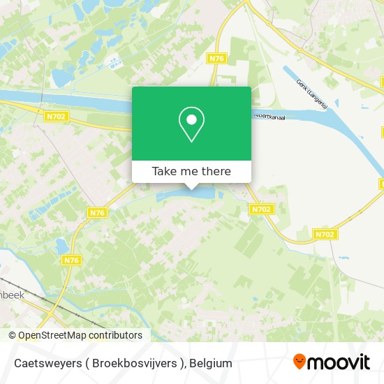 Caetsweyers ( Broekbosvijvers ) map