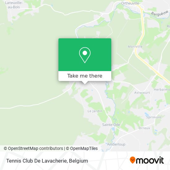 Tennis Club De Lavacherie map