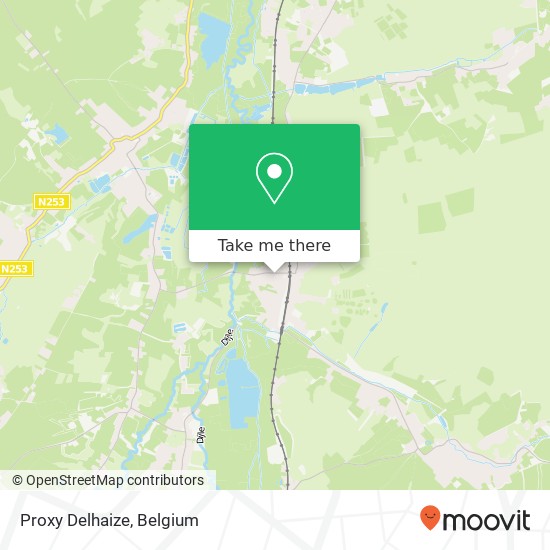 Proxy Delhaize map