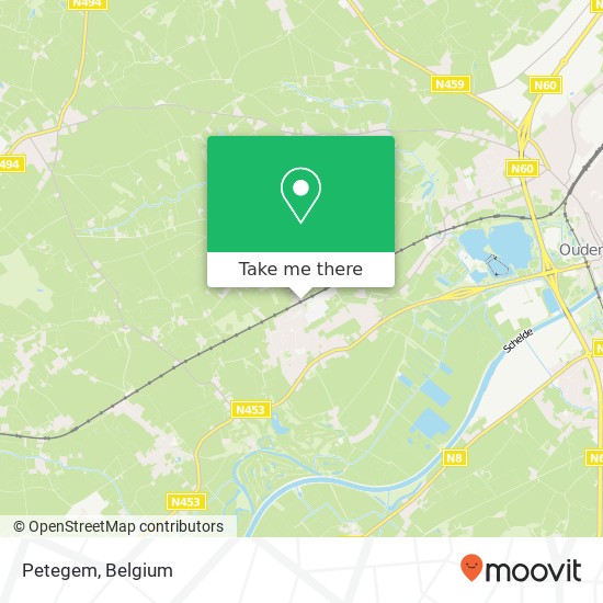 Petegem map