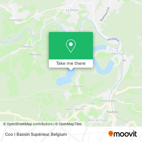 Coo I Bassin Supérieur map