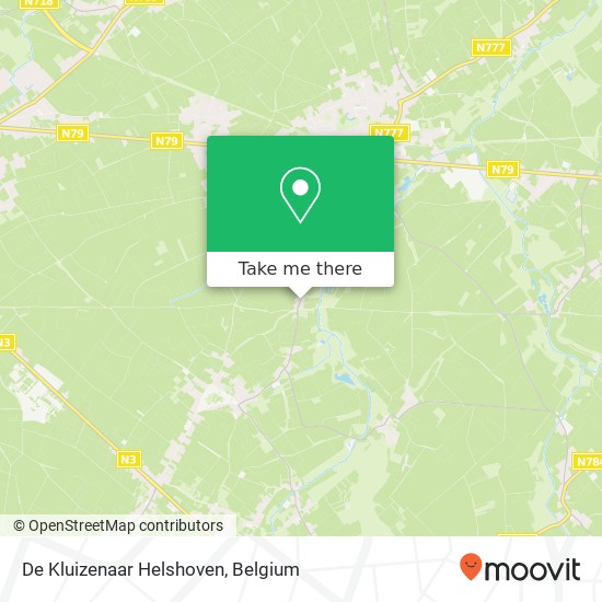 De Kluizenaar Helshoven map