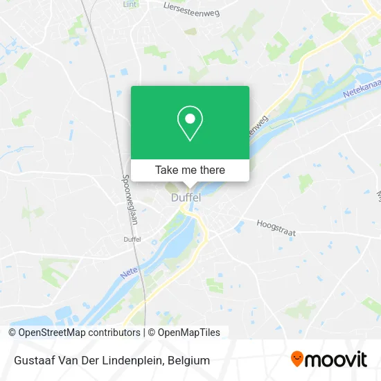 Gustaaf Van Der Lindenplein map