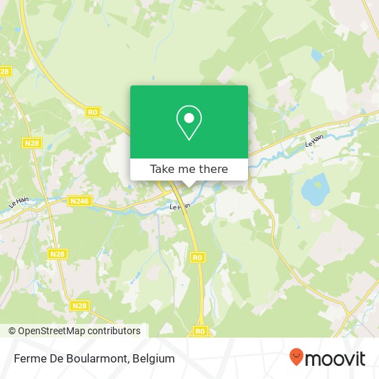 Ferme De Boularmont map