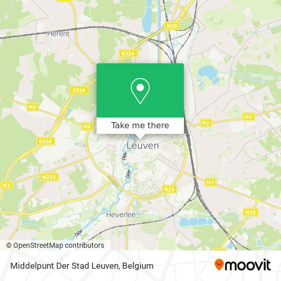 Middelpunt Der Stad Leuven plan