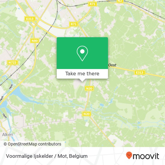 Voormalige Ijskelder / Mot map