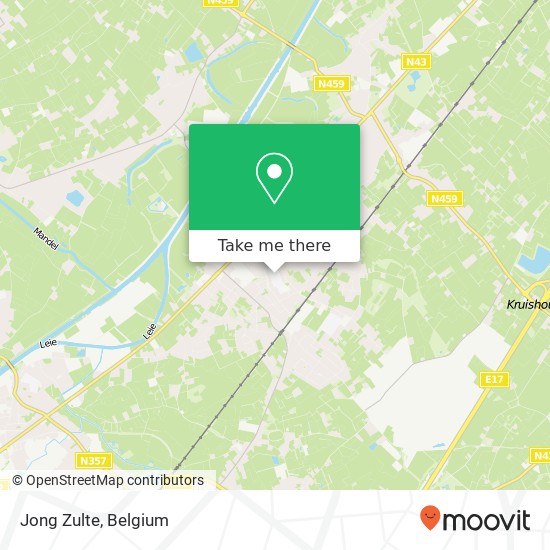 Jong Zulte map