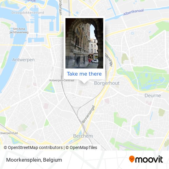 Moorkensplein map