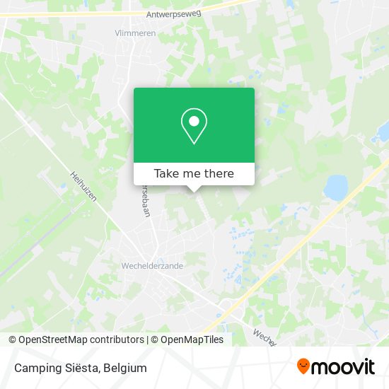 Camping Siësta map