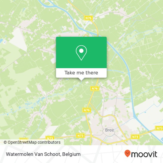 Watermolen Van Schoot map