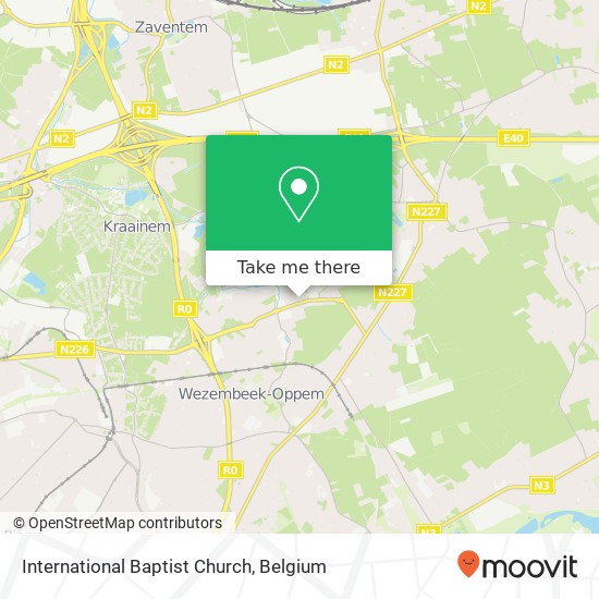 International Baptist Church map