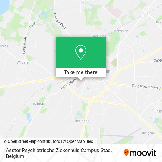 Asster Psychiatrische Ziekenhuis Campus Stad map