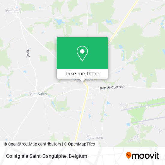 Collégiale Saint-Gangulphe map