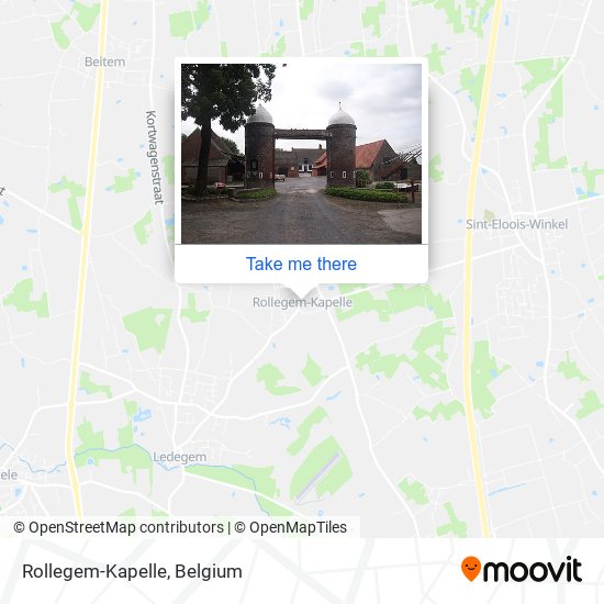 Rollegem-Kapelle plan