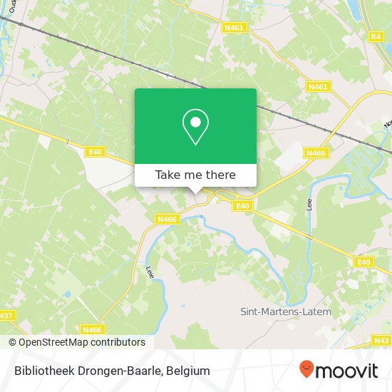 Bibliotheek Drongen-Baarle map