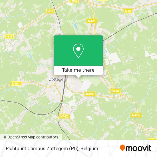 Richtpunt Campus Zottegem (Pti) map