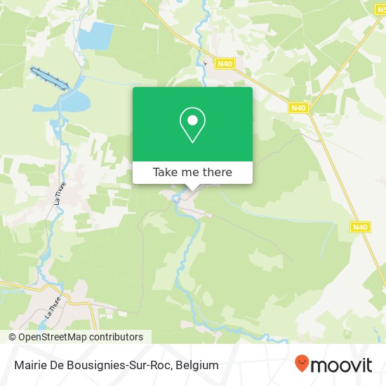 Mairie De Bousignies-Sur-Roc map