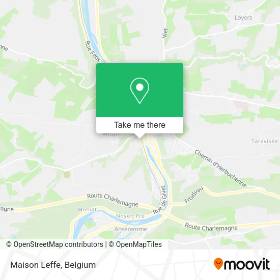 Maison Leffe map