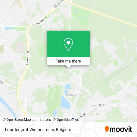 Lourdesgrot Wiemesmeer map