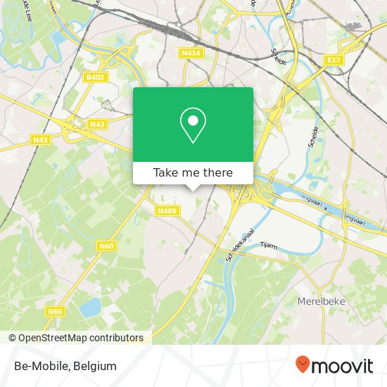 Be-Mobile map