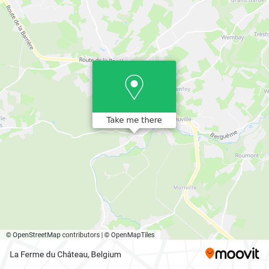 La Ferme du Château map