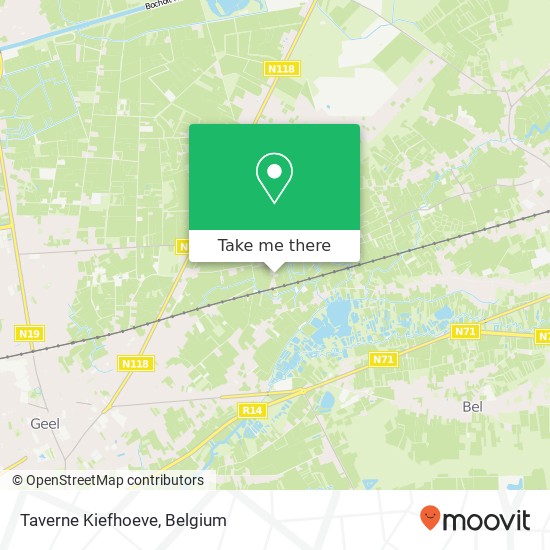 Taverne Kiefhoeve map