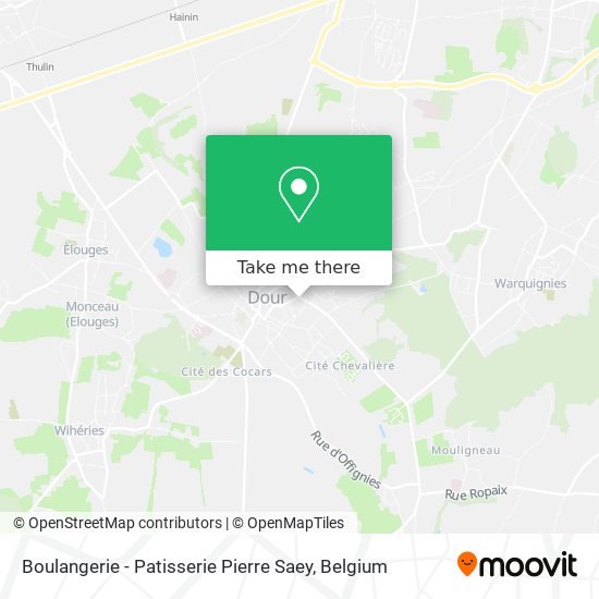 Boulangerie - Patisserie Pierre Saey map