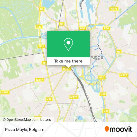 Pizza Mayla map