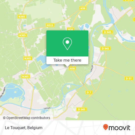 Le Touquet map