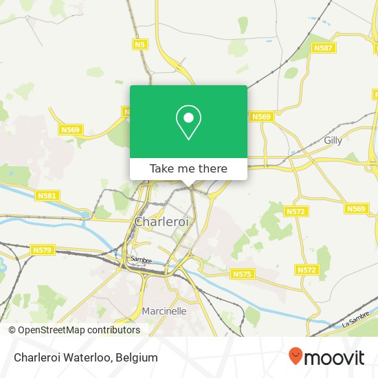 Charleroi Waterloo plan