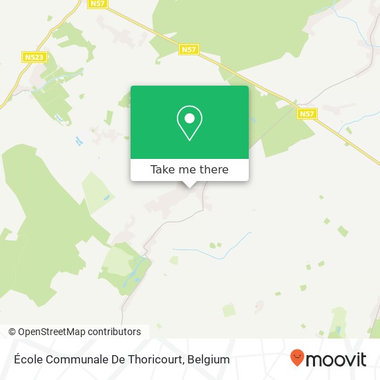 École Communale De Thoricourt map