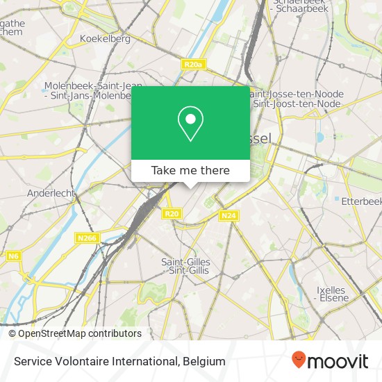 Service Volontaire International map