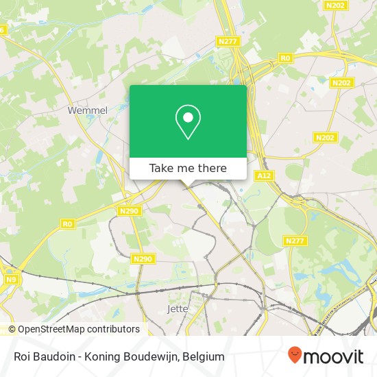 Roi Baudoin - Koning Boudewijn map