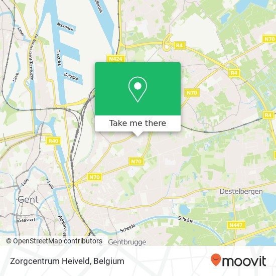 Zorgcentrum Heiveld map