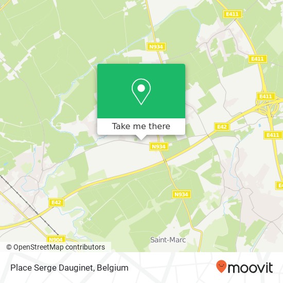 Place Serge Dauginet map