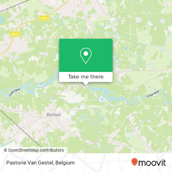 Pastorie Van Gestel map