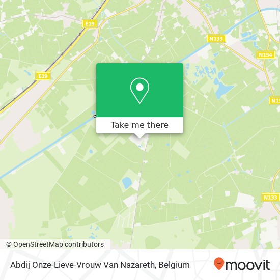 Abdij Onze-Lieve-Vrouw Van Nazareth plan