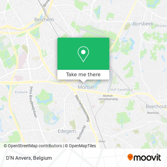 D'N Anvers map