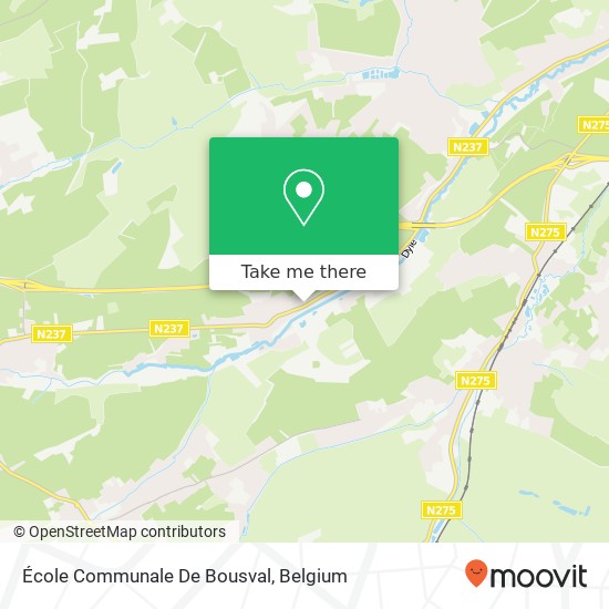 École Communale De Bousval map