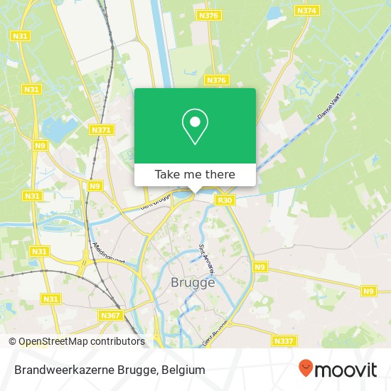 Brandweerkazerne Brugge plan