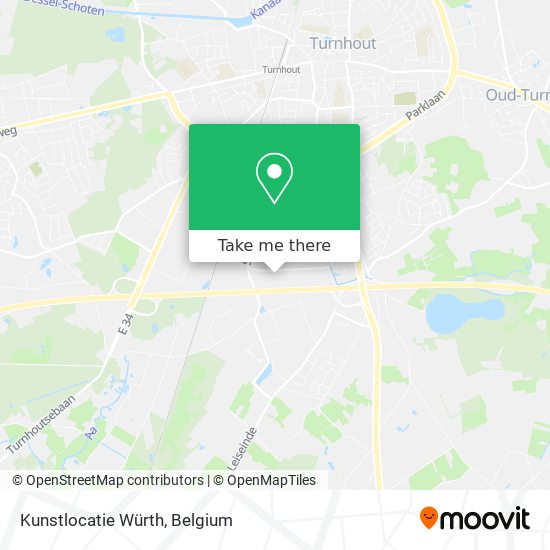 Kunstlocatie Würth map