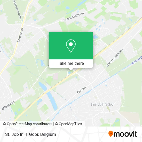 St. Job In 'T Goor map