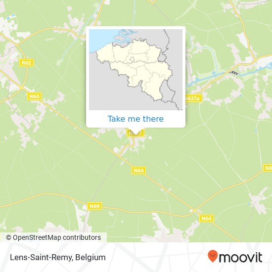 Lens-Saint-Remy map