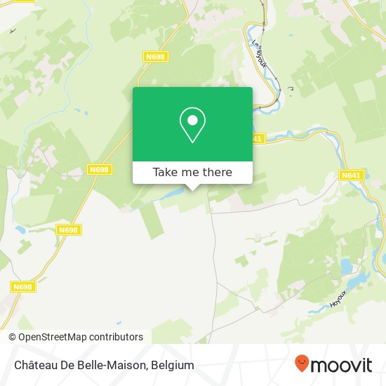 Château De Belle-Maison map