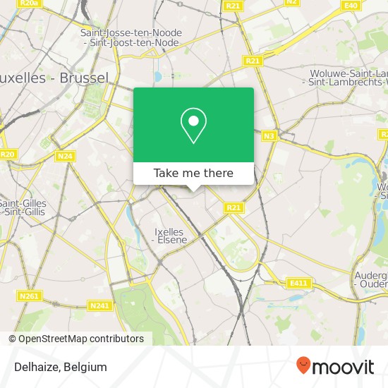 Delhaize map