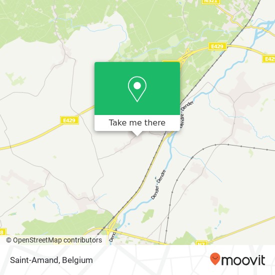 Saint-Amand map