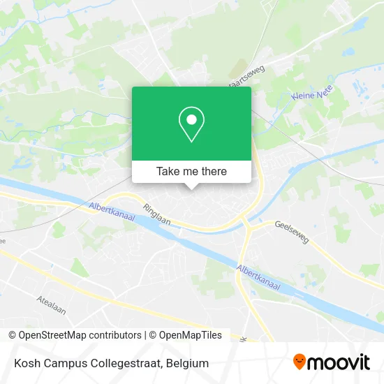 Kosh Campus Collegestraat map
