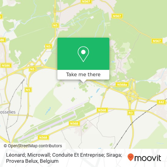 Léonard; Microwall; Conduite Et Entreprise; Siraga; Provera Belux map