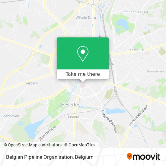 Belgian Pipeline Organisation plan